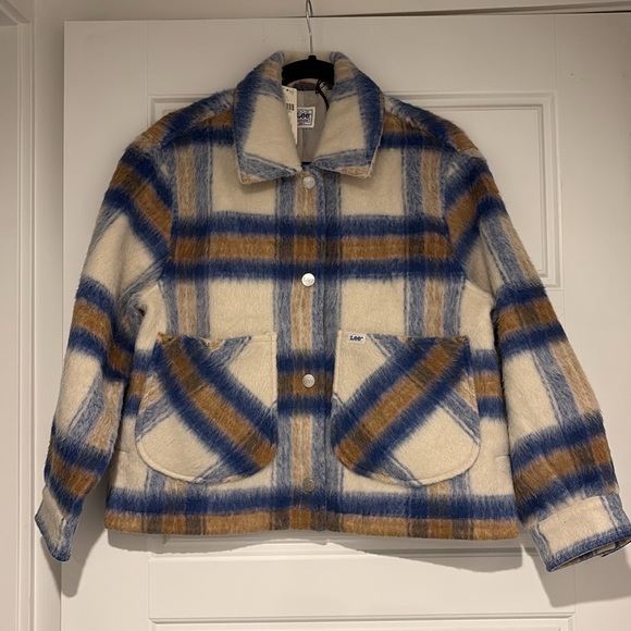 Anthropologie NWT Lee Cropped Wool Chore Jacket size S. - Picture 9 of 12